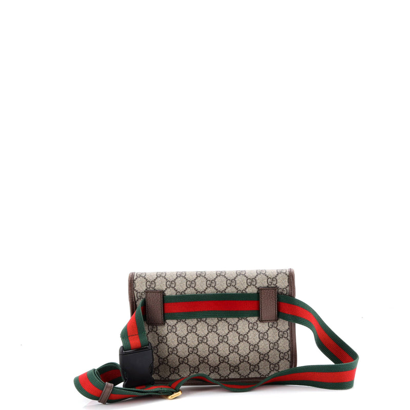 Neo Vintage Flap Belt Bag Gg Coated