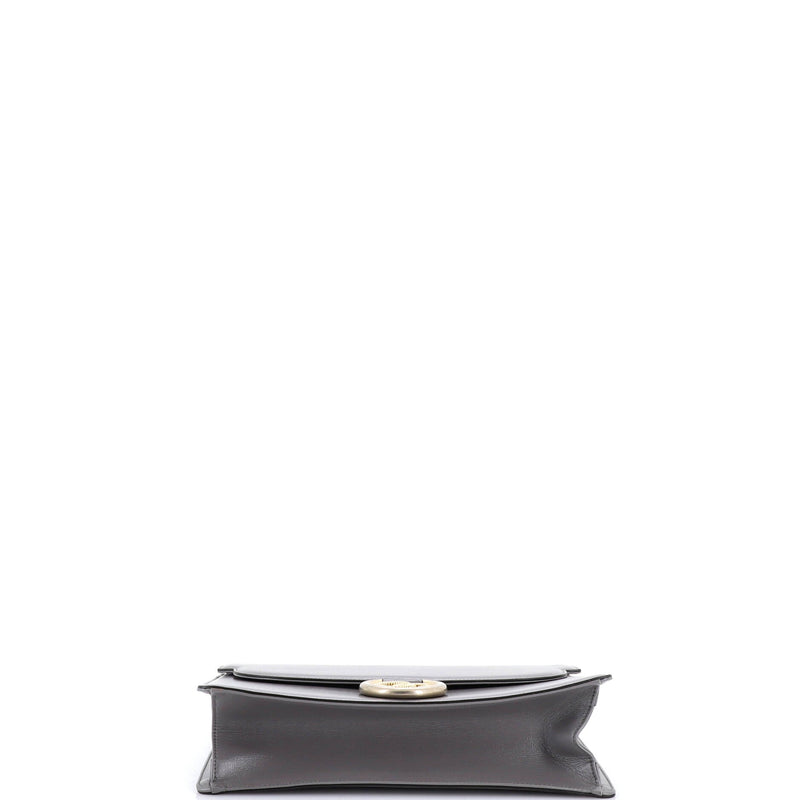 Gg Ring Shoulder Bag Leather Medium