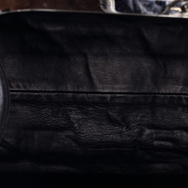 Pyramid Top Handle Bag Studded Saffiano