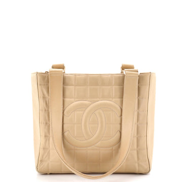 Chocolate Bar Cc Tote Quilted Leather
