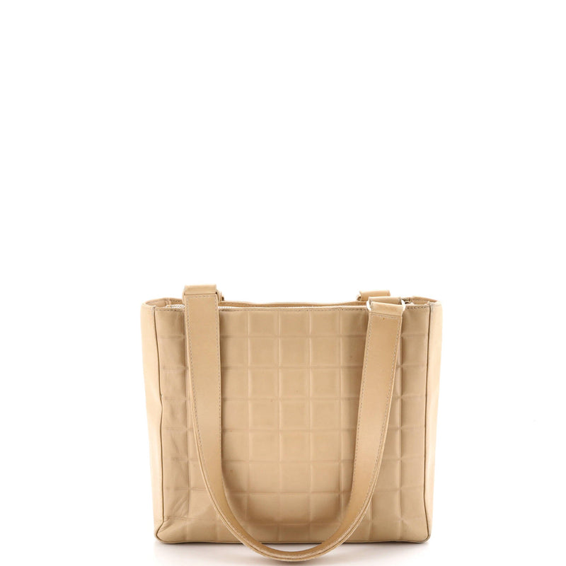 Chocolate Bar Cc Tote Quilted Leather