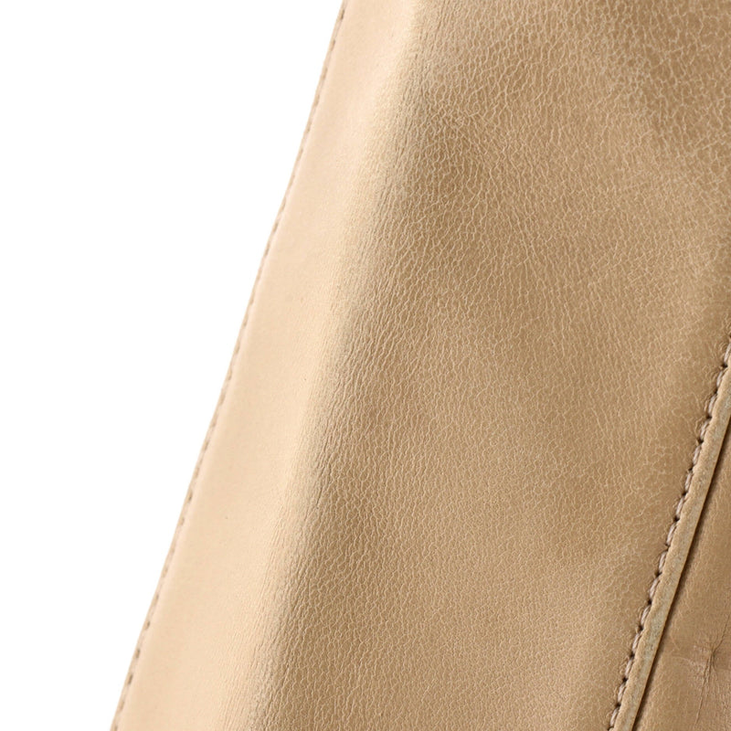 Chocolate Bar Cc Tote Quilted Leather