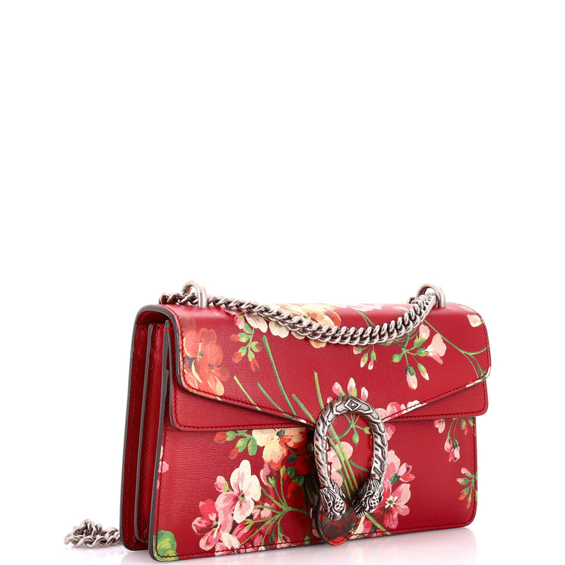 Dionysus Bag Blooms Print Leather Medium