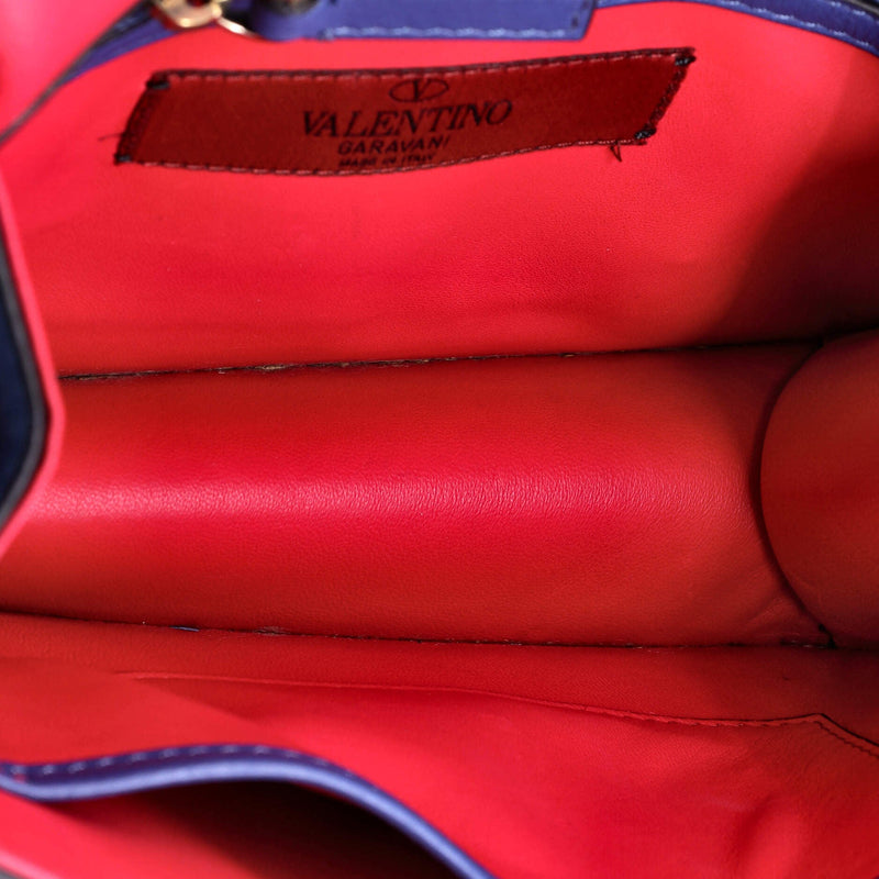 Glam Lock Shoulder Bag Leather Small