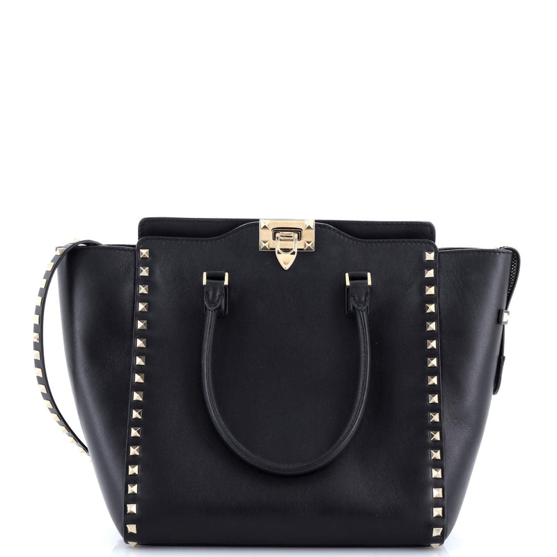 Rockstud Tote Rigid Leather Medium