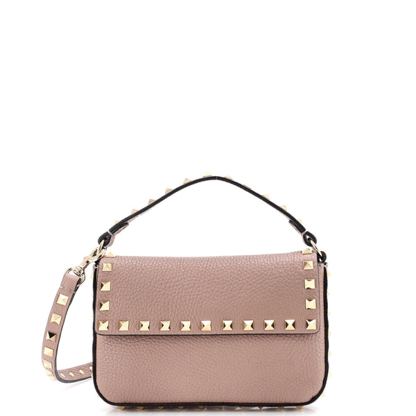Rockstud Top Handle Crossbody Pouch