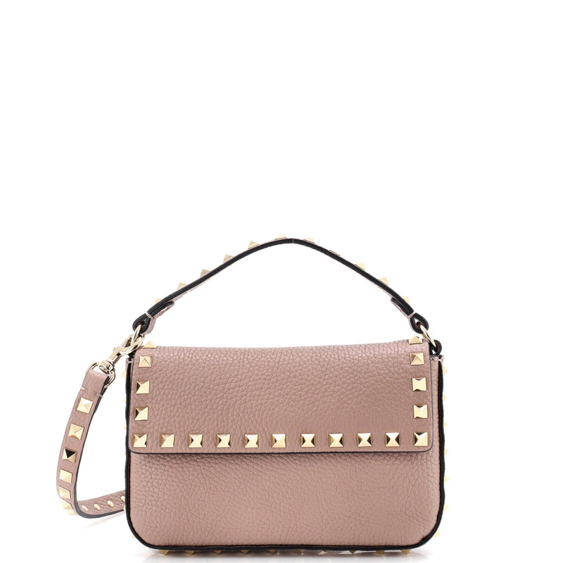 Rockstud Top Handle Crossbody Pouch