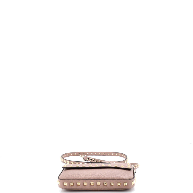 Rockstud Top Handle Crossbody Pouch