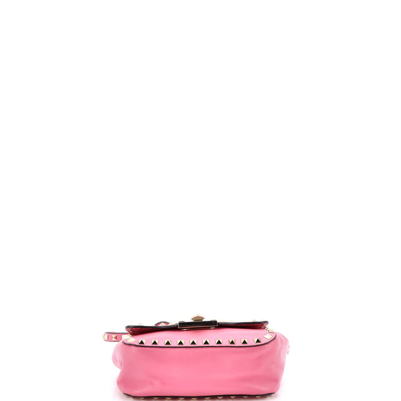 Rockstud Flip Lock Flap Bag Leather Mini