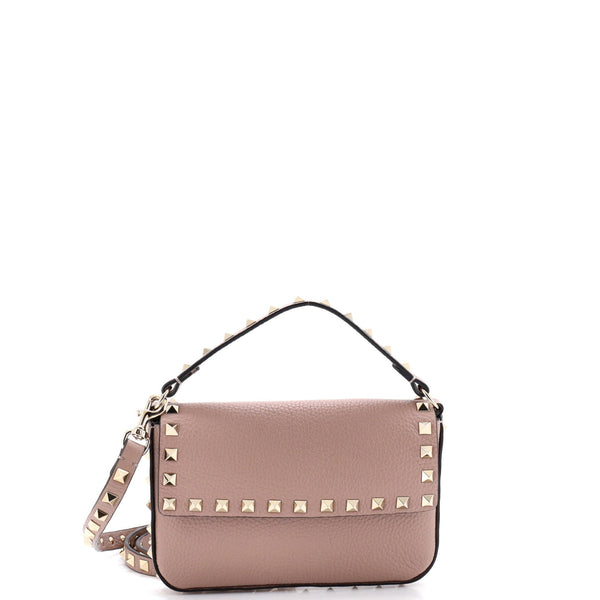 Rockstud Top Handle Crossbody Pouch