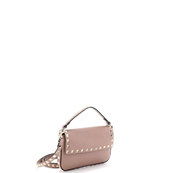 Rockstud Top Handle Crossbody Pouch