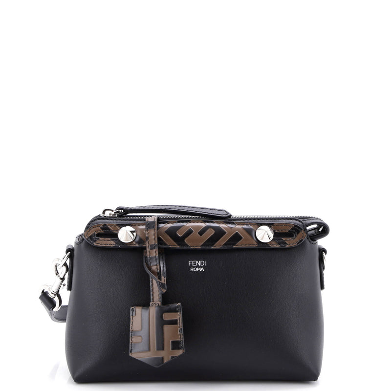 By The Way Satchel Leather With Zucca