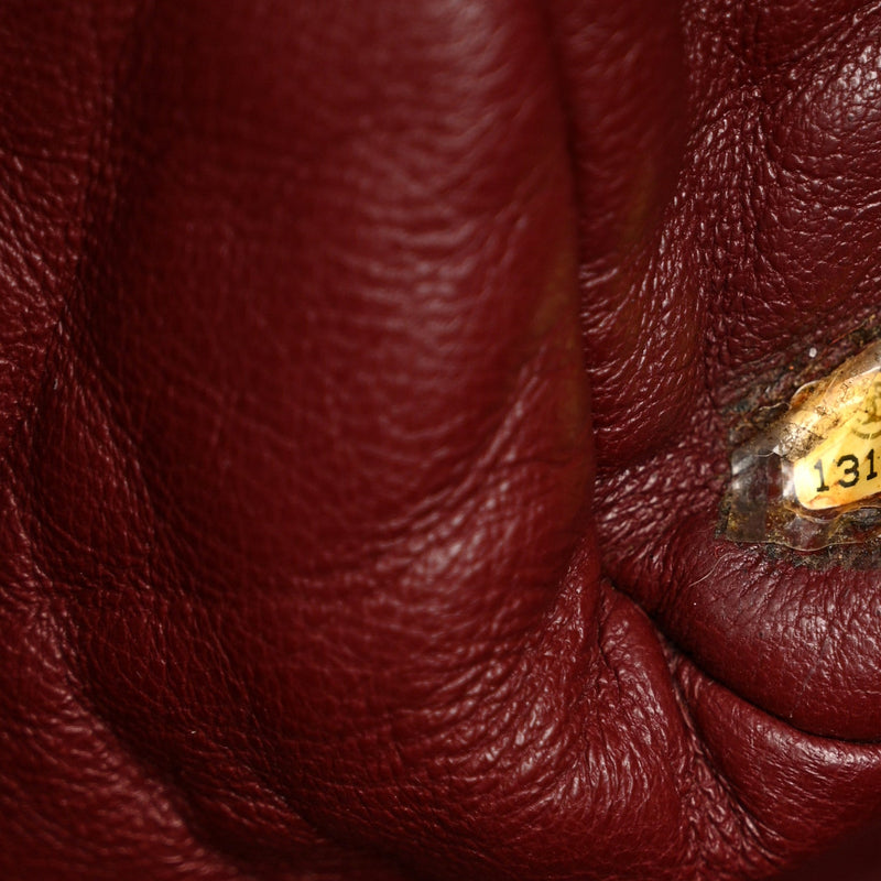 Lambskin Coco Cocoon Bowler Black