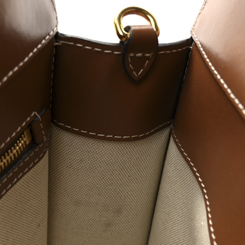 Canvas Smooth Calfskin Two Tone Mini