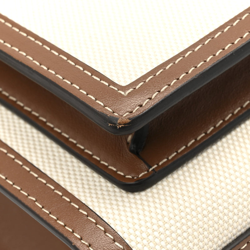 Canvas Smooth Calfskin Two Tone Mini