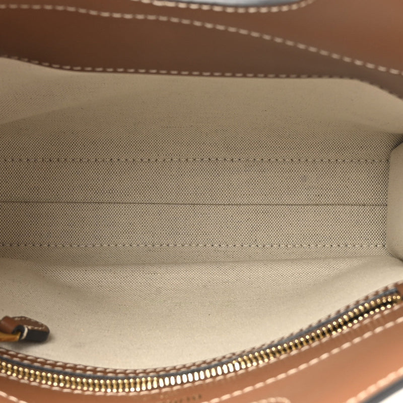 Canvas Smooth Calfskin Two Tone Mini