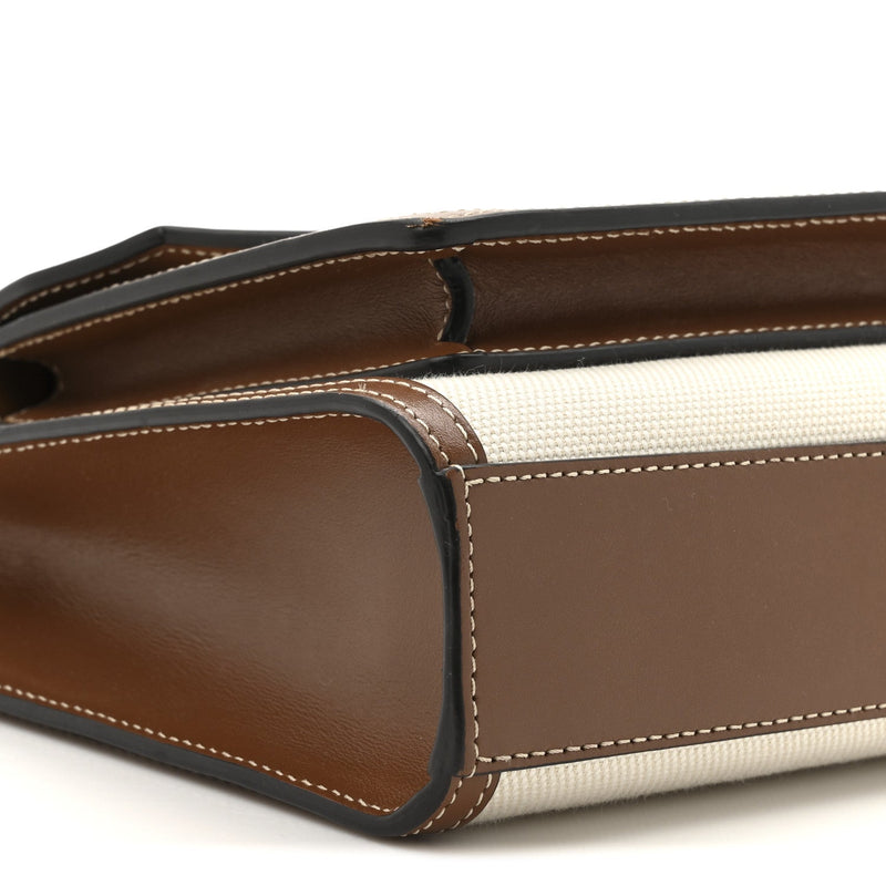 Canvas Smooth Calfskin Two Tone Mini