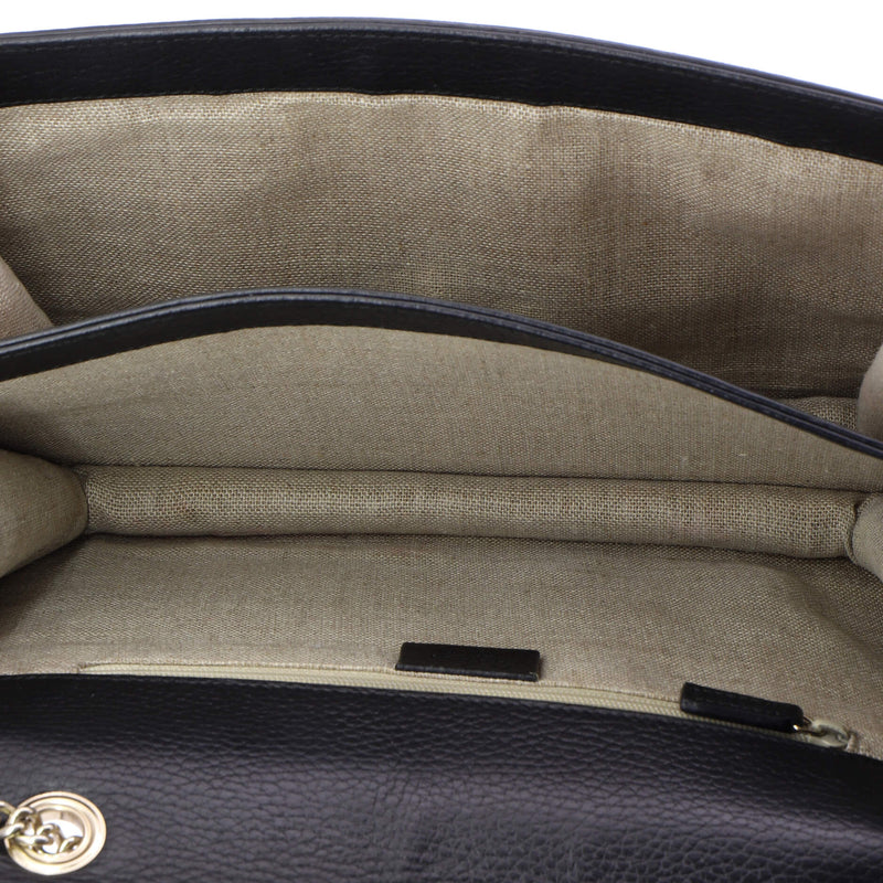 Interlocking Shoulder Bag Leather Medium