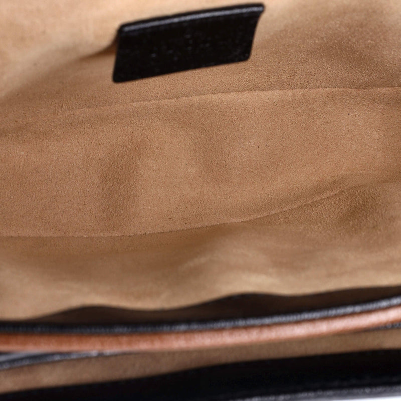 Padlock Front Pocket Flap Shoulder Bag