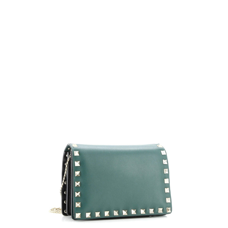 Rockstud Pouch Crossbody Bag Leather