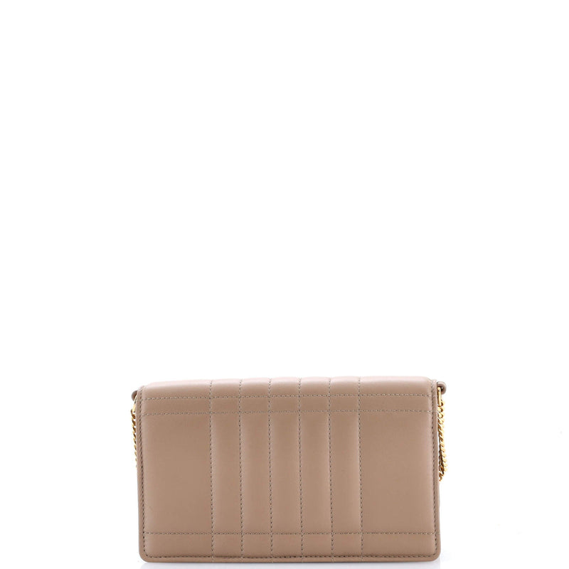 Lola Clutch On Chain Quilted Leather