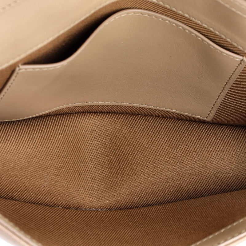 Lola Clutch On Chain Quilted Leather