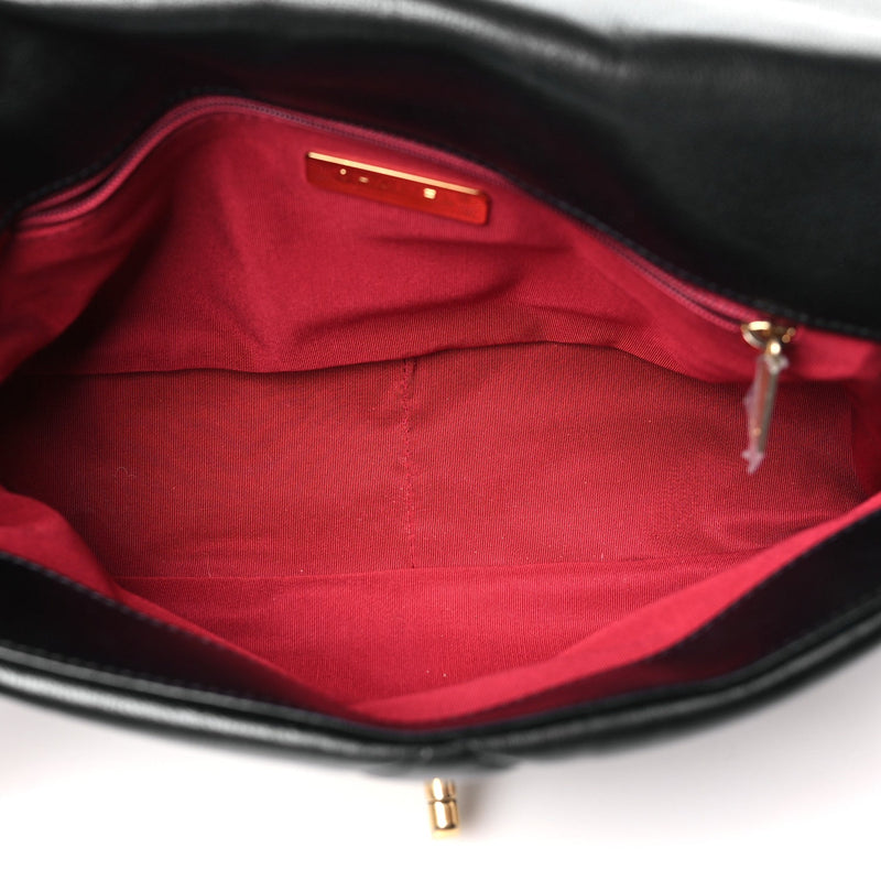 Lambskin Quilted Large Chanel 19 Flap