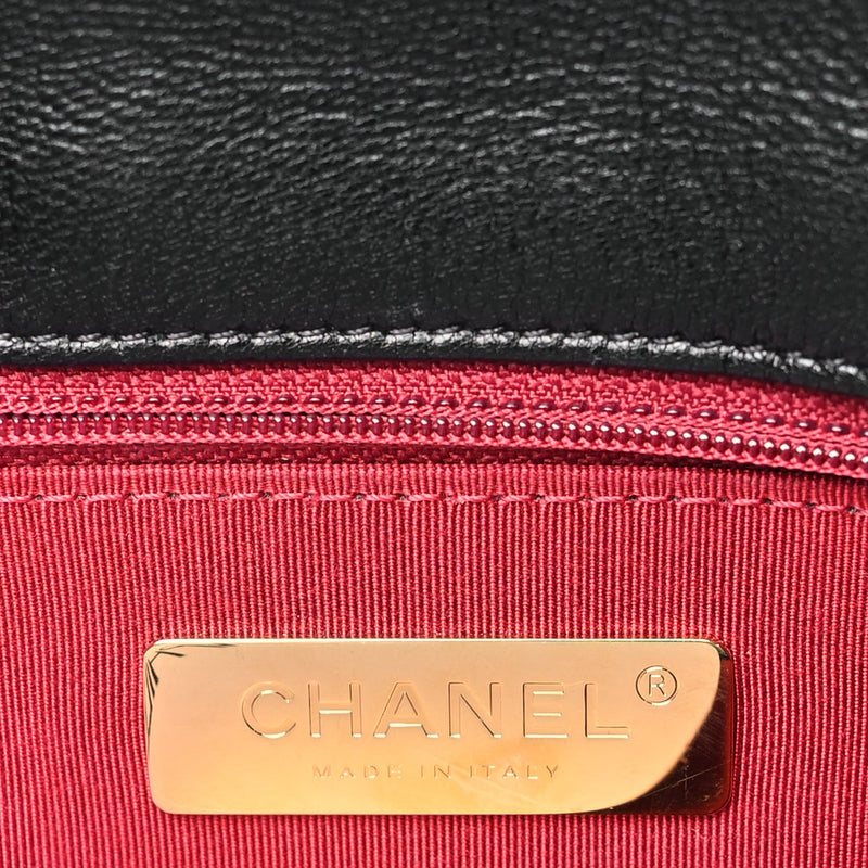 Lambskin Quilted Large Chanel 19 Flap