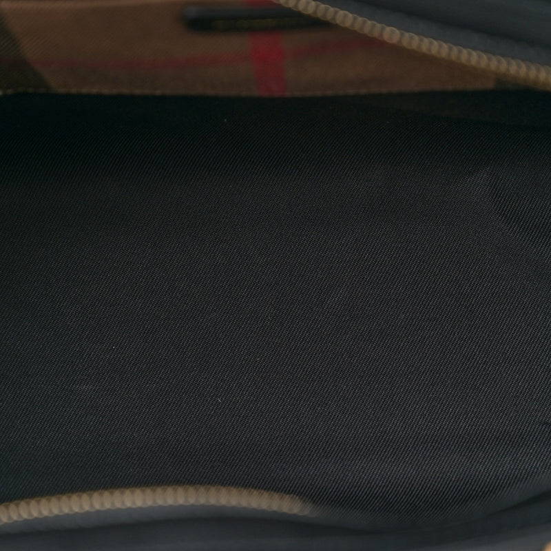 Calfskin Mega Check Small Banwell Tote