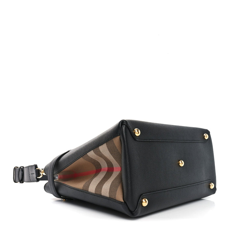 Grainy Calfskin House Check Medium