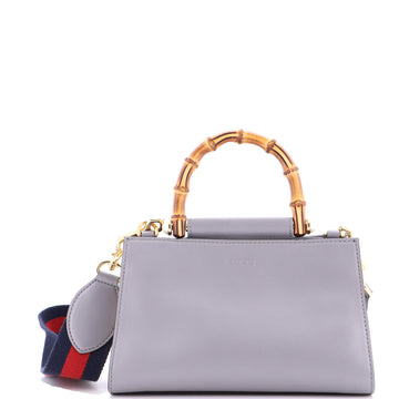 Nymphaea Top Handle Bag Leather Mini