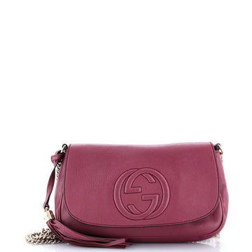 Soho Chain Crossbody Bag Leather Medium