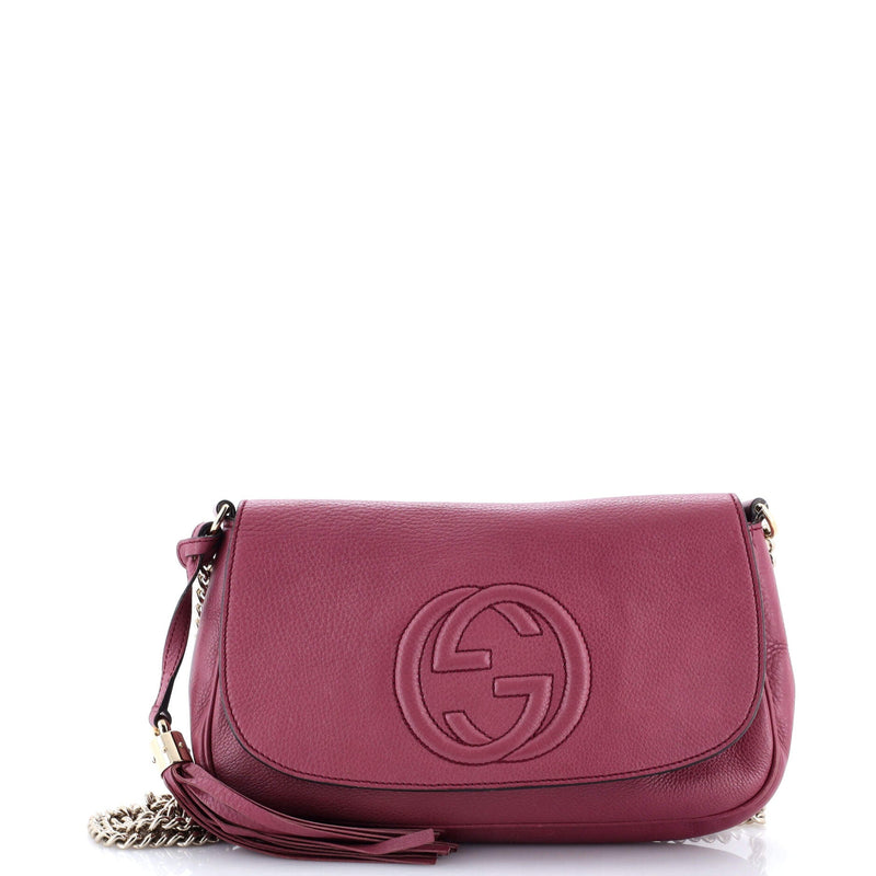 Soho Chain Crossbody Bag Leather Medium