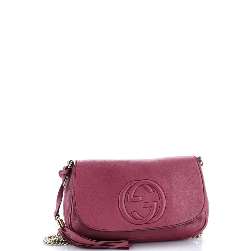 Soho Chain Crossbody Bag Leather Medium