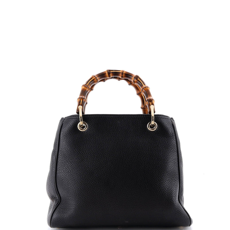 Bamboo Shopper Tote Leather Small