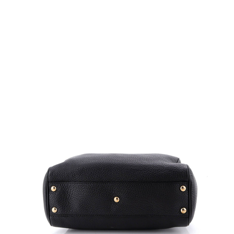 Bamboo Shopper Tote Leather Small