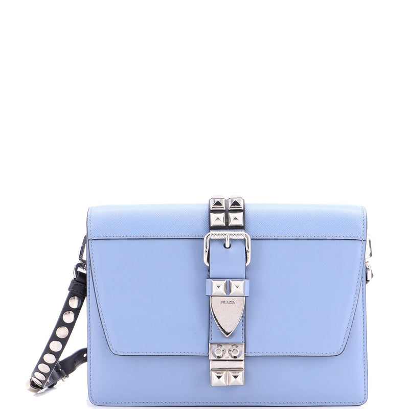 Elektra Shoulder Bag Studded Leather