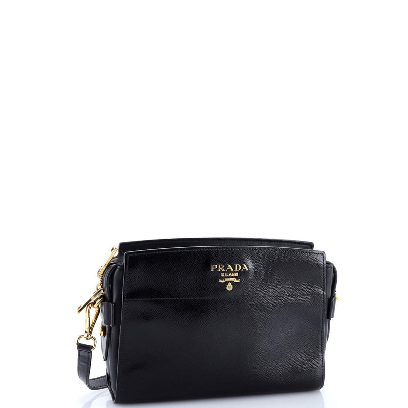 Esplanade Crossbody Bag Vernice Saffiano