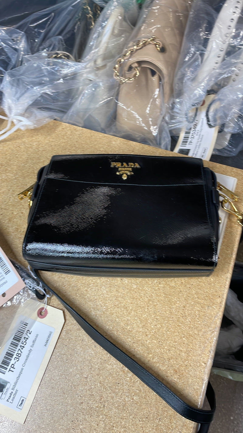 Esplanade Crossbody Bag Vernice Saffiano