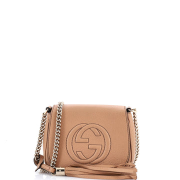 Soho Chain Crossbody Bag Leather Small