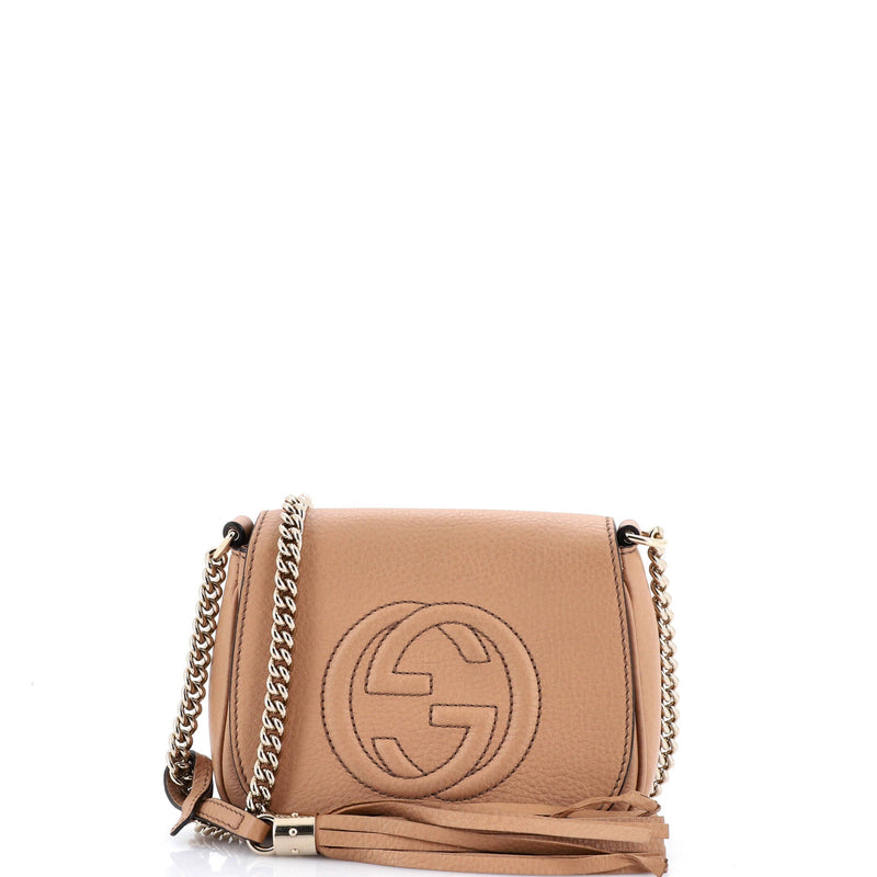 Soho Chain Crossbody Bag Leather Small