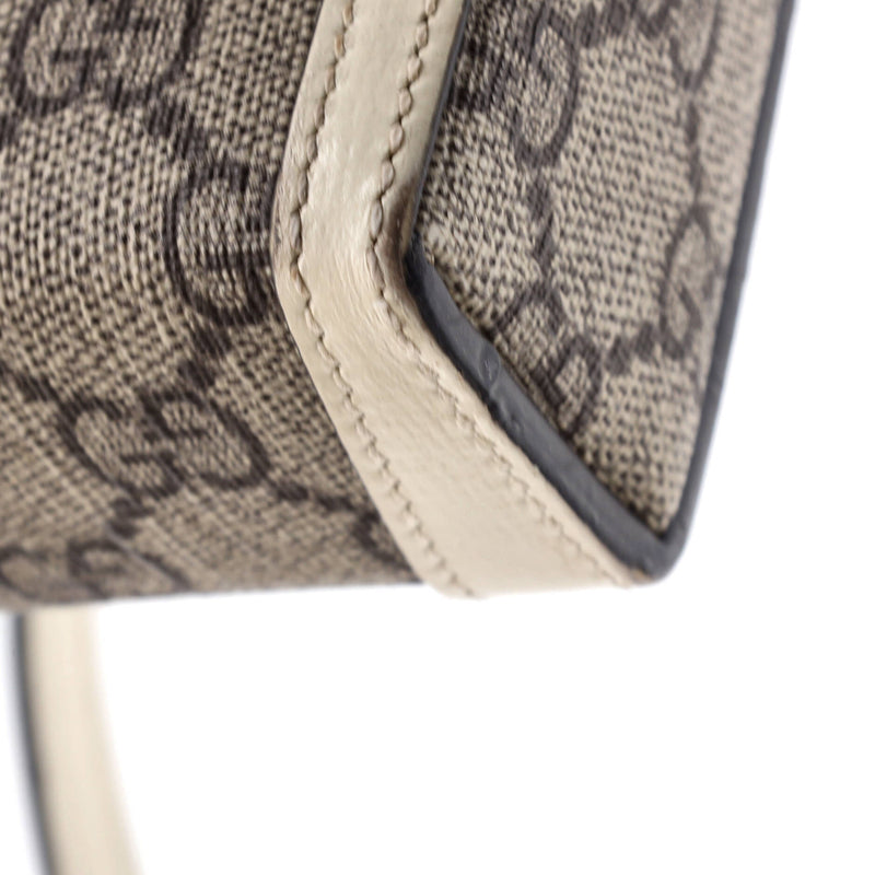 Horsebit Crossbody Bag Gg Coated Canvas