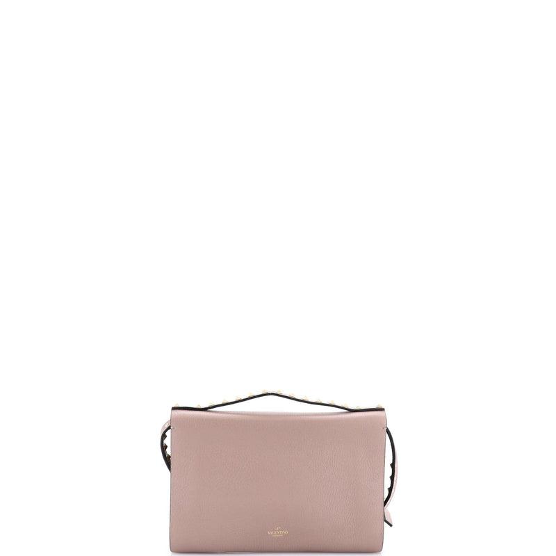 Rockstud Flip Lock Double Flap Crossbody