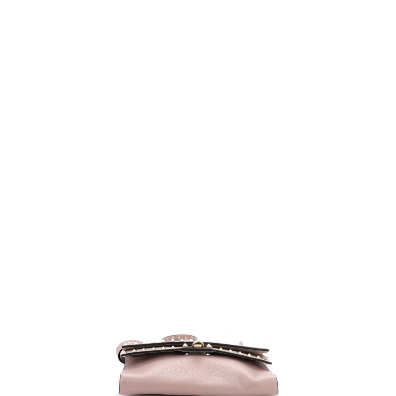 Rockstud Flip Lock Double Flap Crossbody