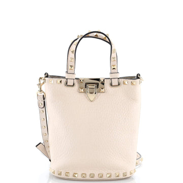 Rockstud Bucket Crossbody Bag Leather