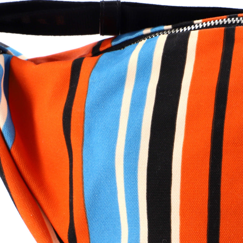 Triangle Logo Zip Crossbody Bag Printed