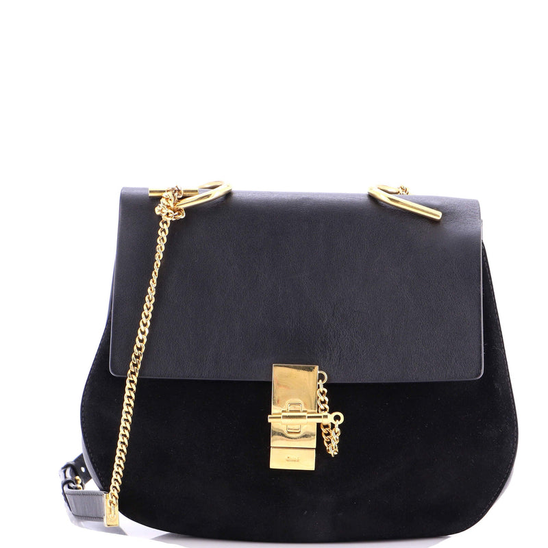 Drew Crossbody Bag Leather And Suede