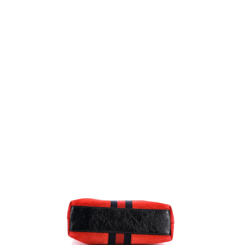 Ophidia Dome Shoulder Bag Suede Small