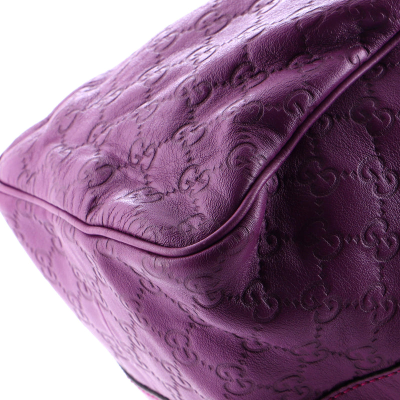 Joy Boston Bag Guccissima Leather Medium