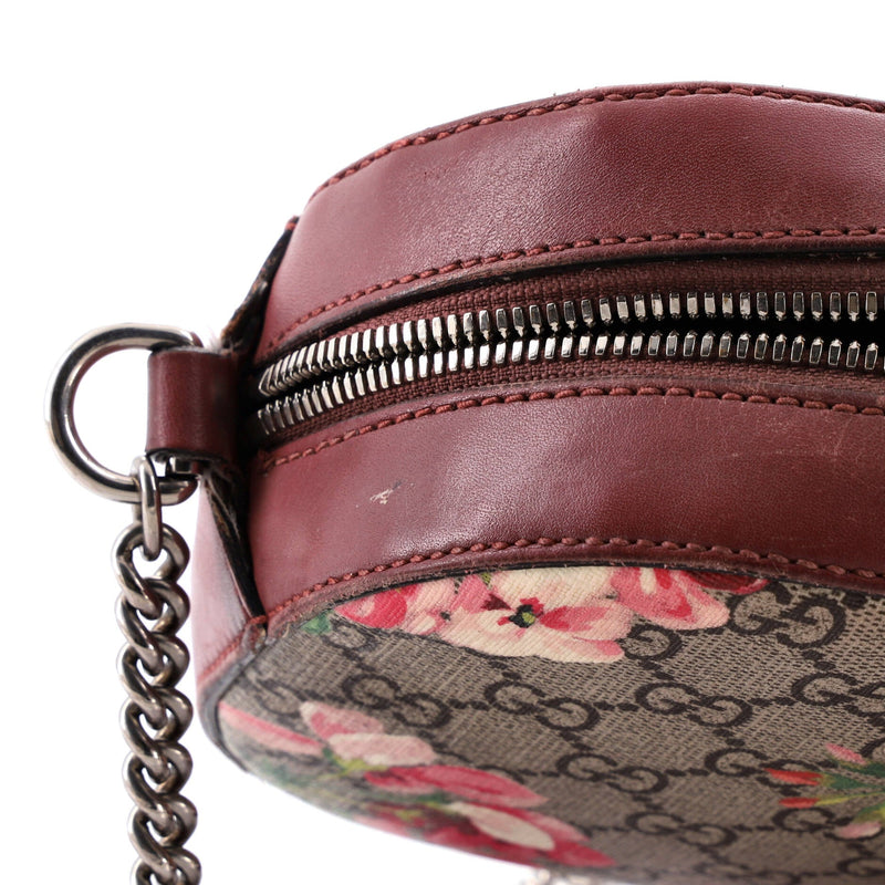Chain Crossbody Bag Blooms Print Gg